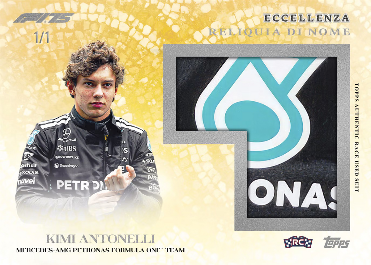 Topps F1 Eccellenza 2025 – Kimi Antonelli memorabilia card