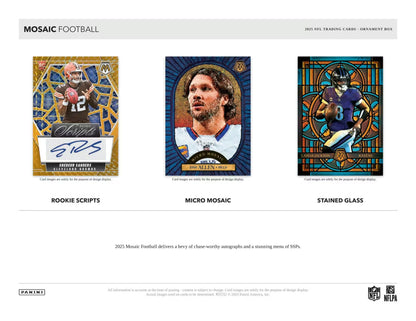 2025 Panini Mosaic Football Ornament Box