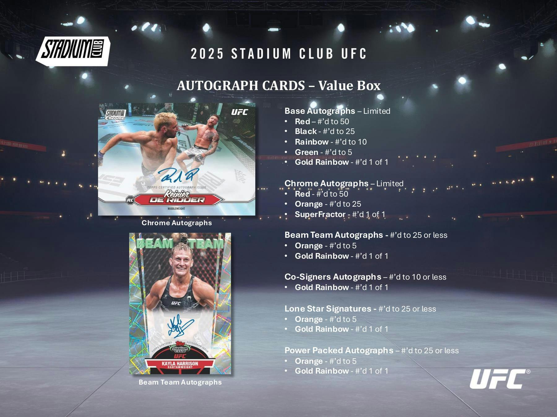 Topps Stadium Club UFC 2025 Blaster Box - gallery image 6