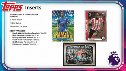 Topps Premier League EPL Soccer 2026/27 Hobby Box