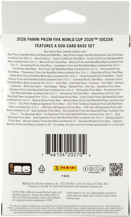 2026 Panini Prizm FIFA World Cup Soccer Hanger Box - image 2