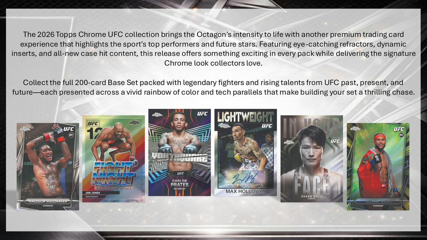 2026 Topps Chrome UFC Blaster Box - gallery image 4