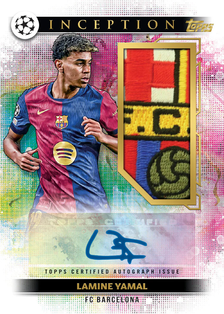 Topps Inception UEFA Club Competitions Hobby Box 2024/25 Hobby Box