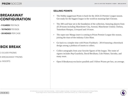 Panini Prizm Premier League 2024/25 Breakaway Box