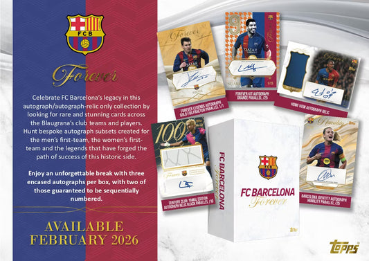 Topps Barcelona Forever 2025-26 Hobby Box - Pre Order