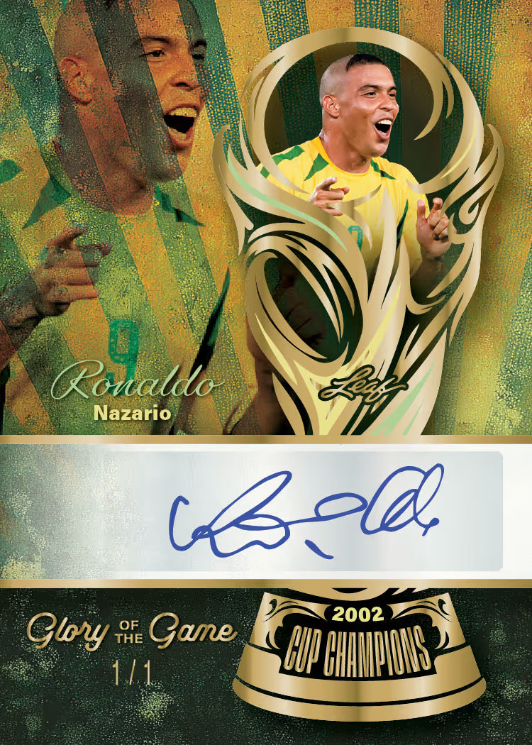 2026 Leaf Glory of the Game Soccer Hobby 10 Box Case