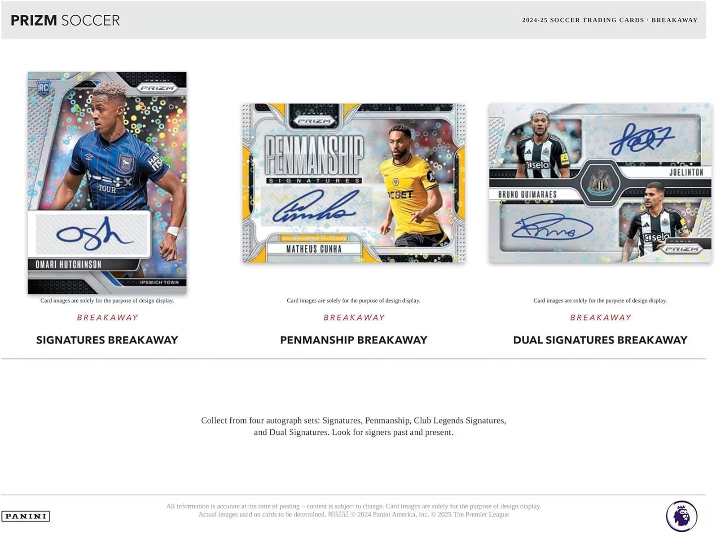Panini Prizm Premier League 2024/25 Breakaway Box
