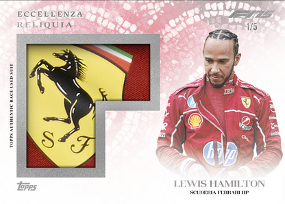 Topps F1 Eccellenza 2025 – Lewis Hamilton memorabilia card