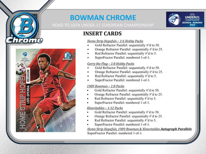 Topps Chrome Bowman Road to UEFA U21 Euros 2022 Hobby Box
