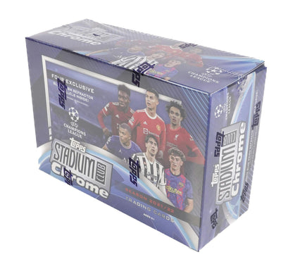 Topps Stadium Club Chrome UEFA Soccer 2021/22 Mega Box - gallery image 2