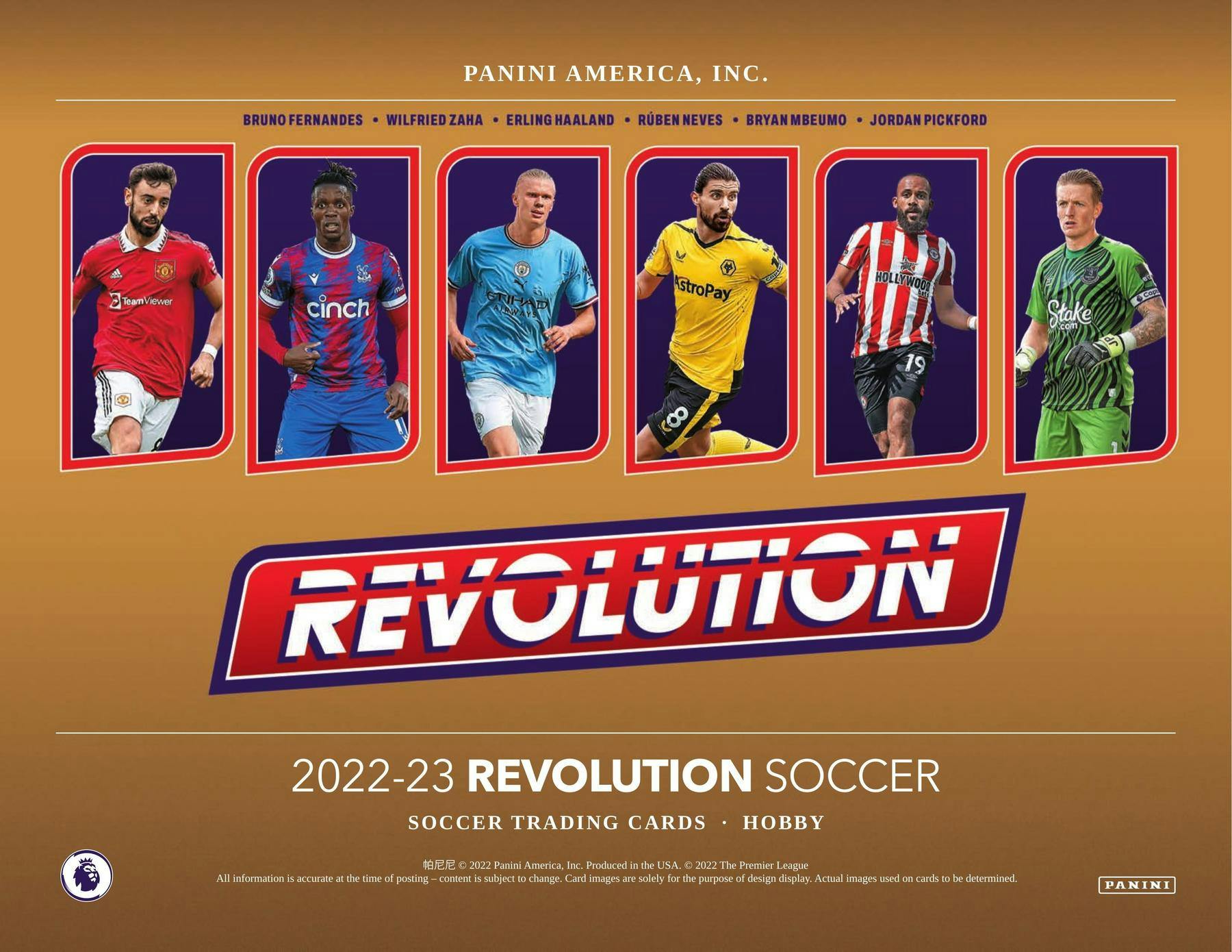 2022/23 Panini Revolution Premier League EPL Soccer Hobby Box - gallery image 3