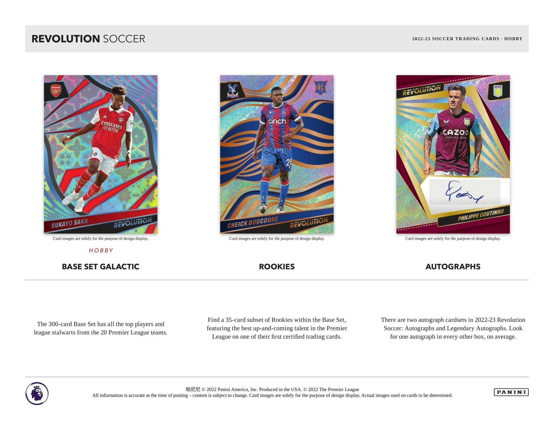 2022/23 Panini Revolution Premier League EPL Soccer Hobby Box - gallery image 4