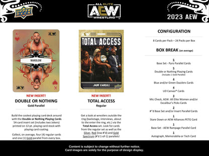 2023 Upper Deck All Elite Wrestling AEW Hobby Box - gallery image 7