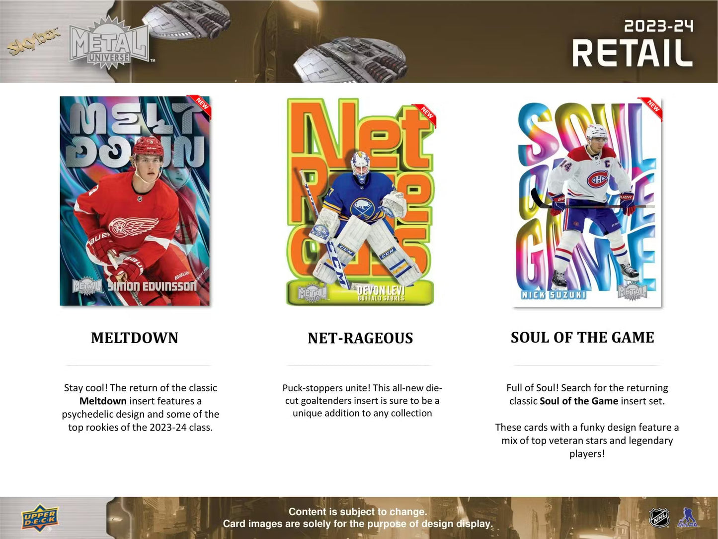 Upper Deck Skybox Metal Universe Hockey 2023/24 Blaster Box