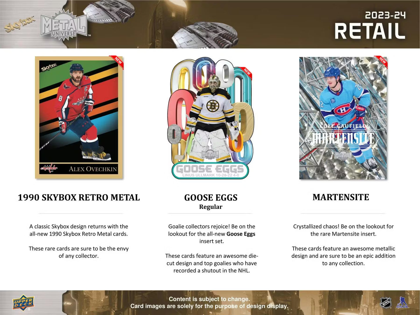Upper Deck Skybox Metal Universe Hockey 2023/24 Blaster Box