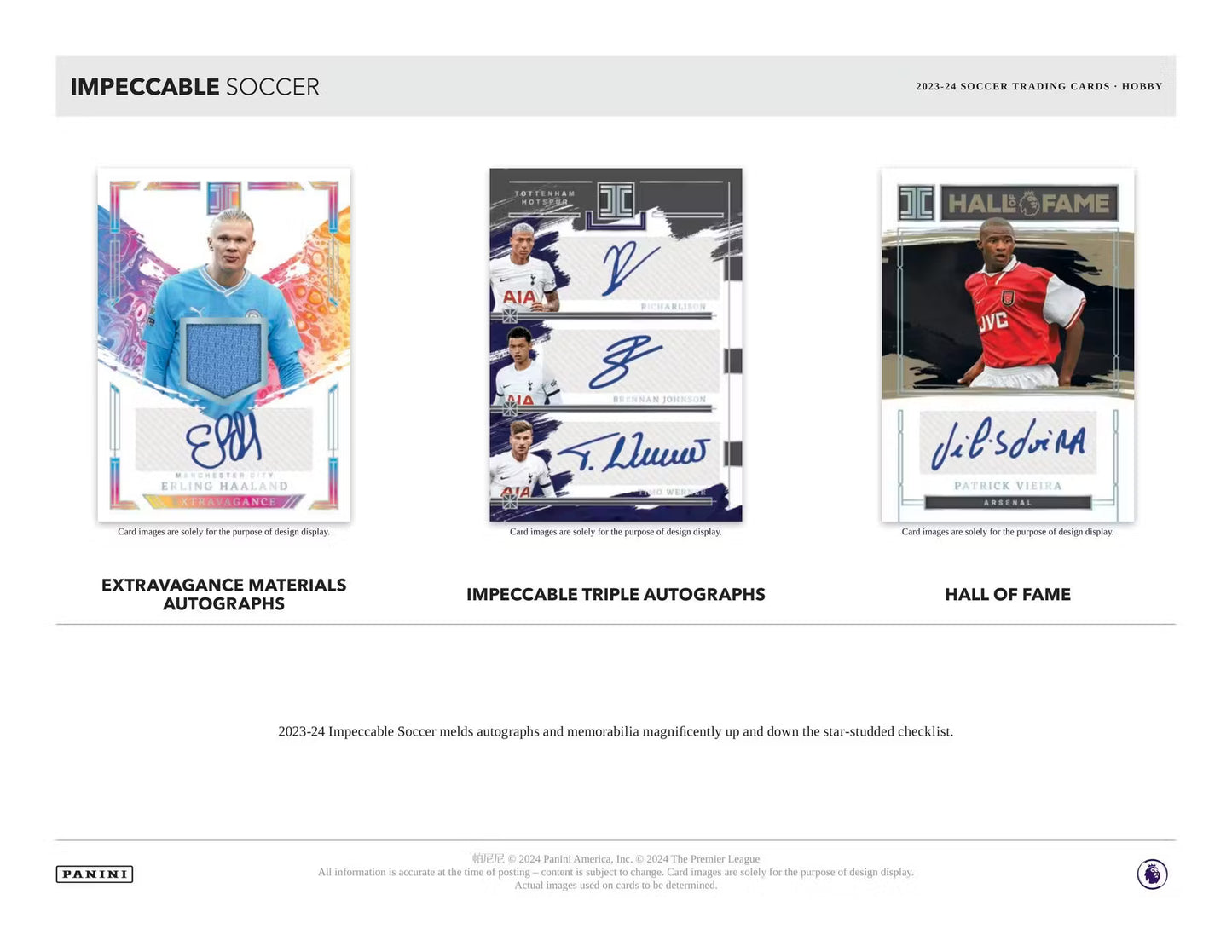 Panini Impeccable Soccer 2023/24 Hobby Case