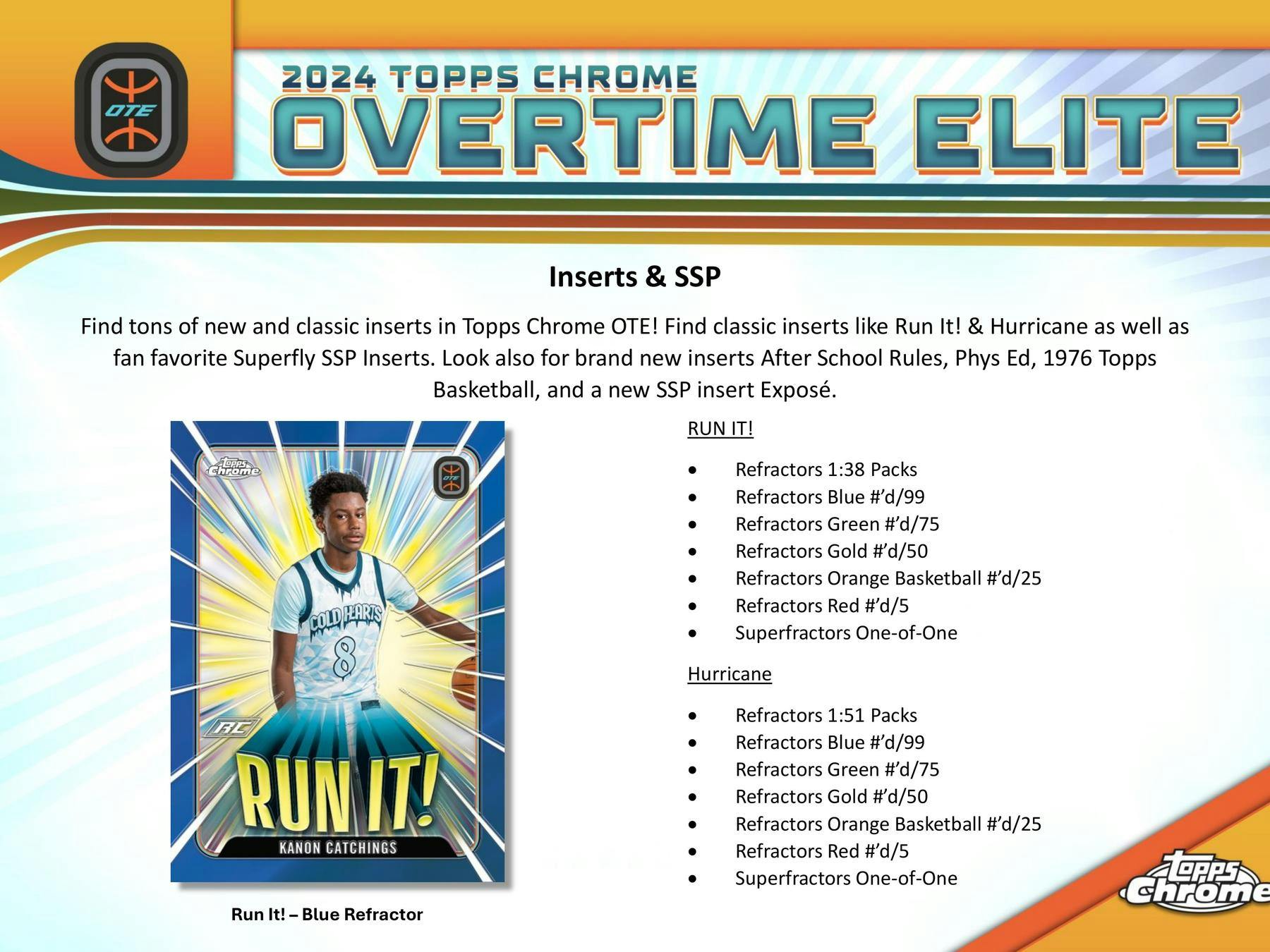 2023/24 Topps Chrome Overtime Elite Basketball Hobby Box - gallery image 6