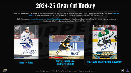 Upper Deck Clear Cut Hockey 2024/25 Hobby Box