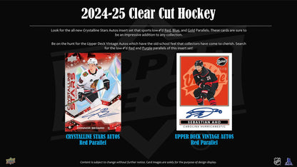 Upper Deck Clear Cut Hockey 2024/25 Hobby Box