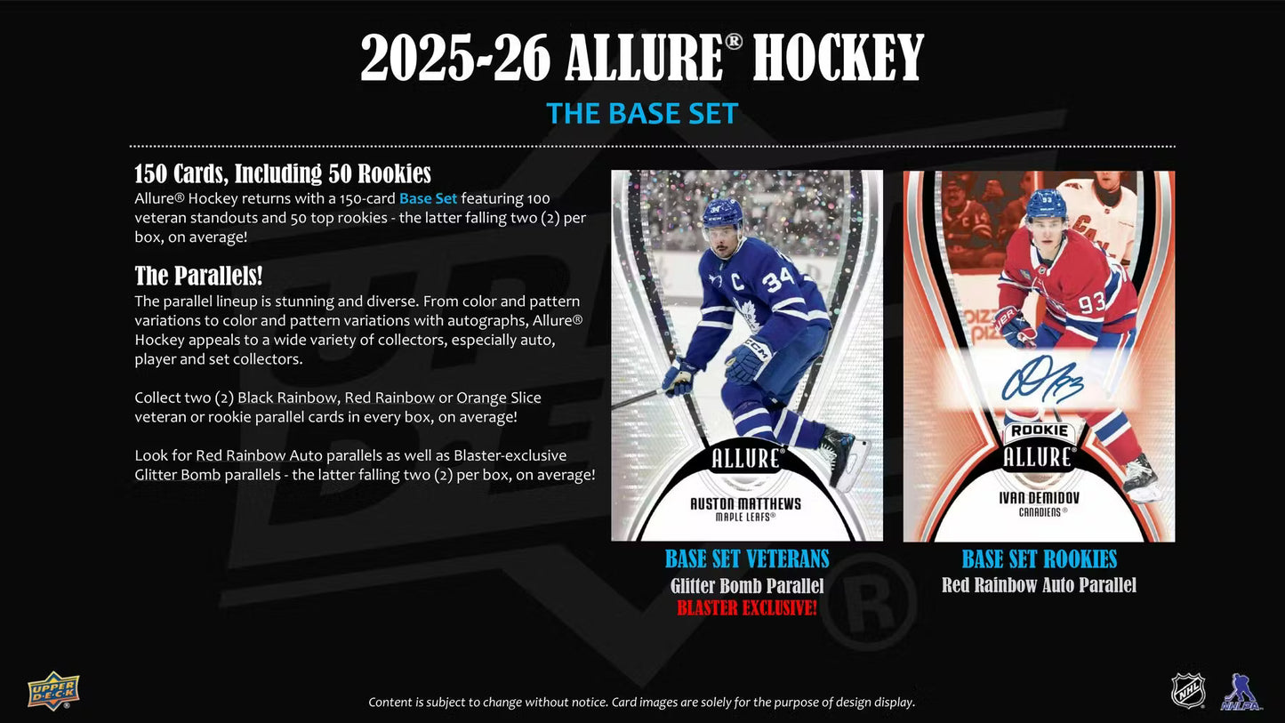 Upper Deck Allure Hockey 2025/26 Blaster Box