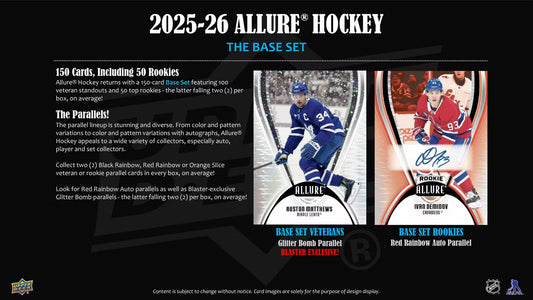 2025/26 Upper Deck Allure Hockey Blaster Box