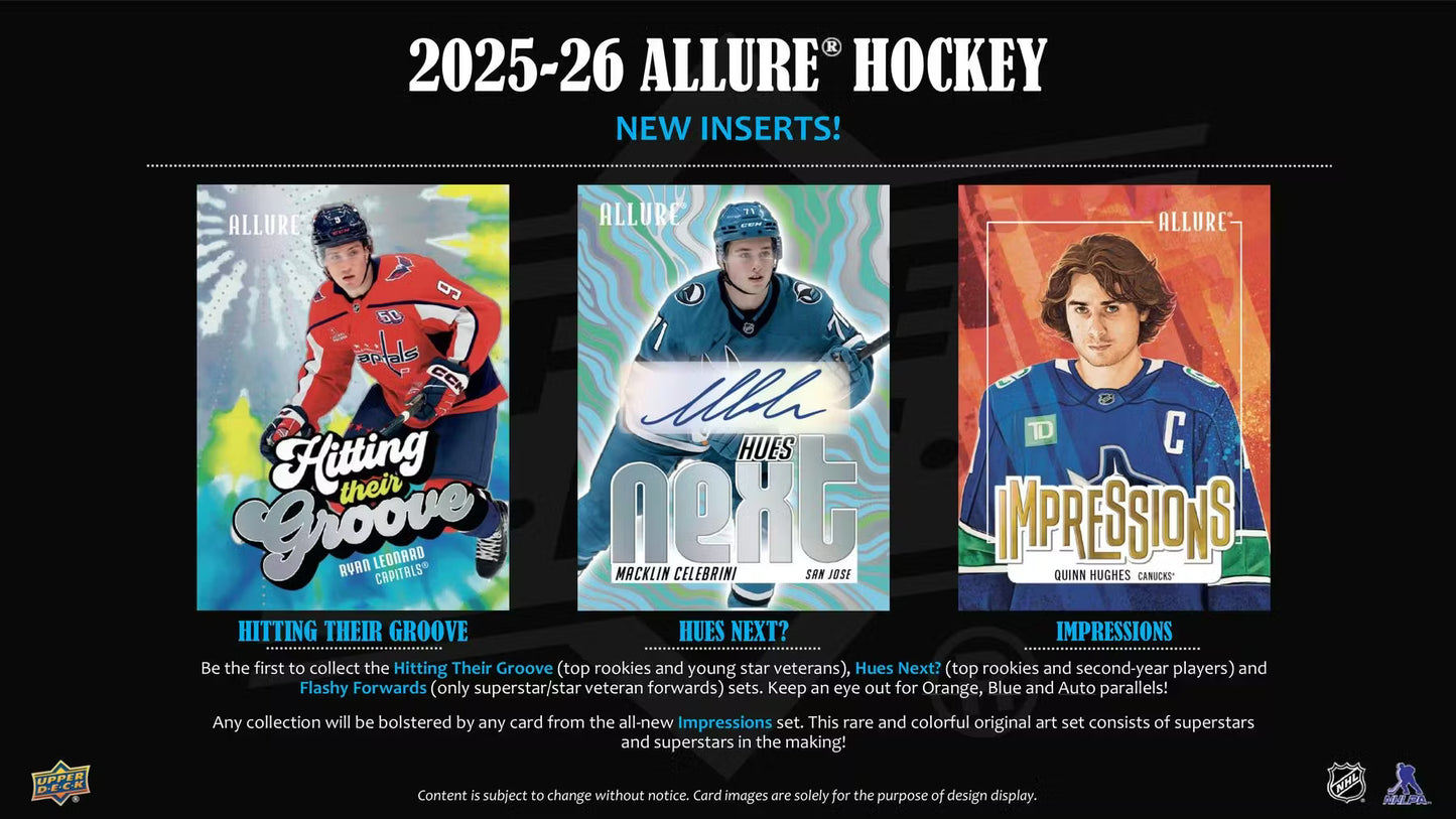Upper Deck Allure Hockey 2025/26 Blaster Box