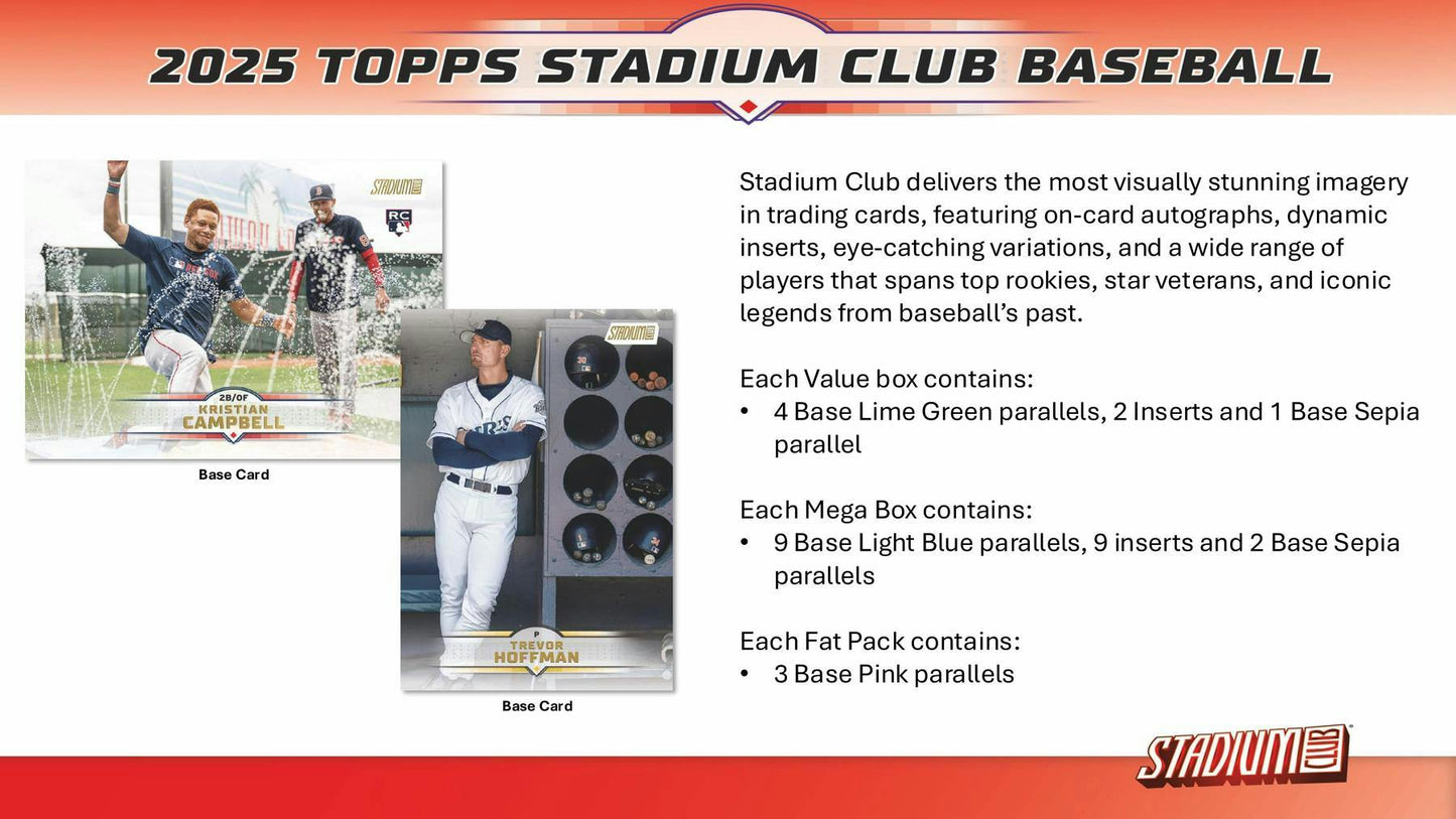 2025 Topps Stadium Club Baseball Mega Box - gallery image 3