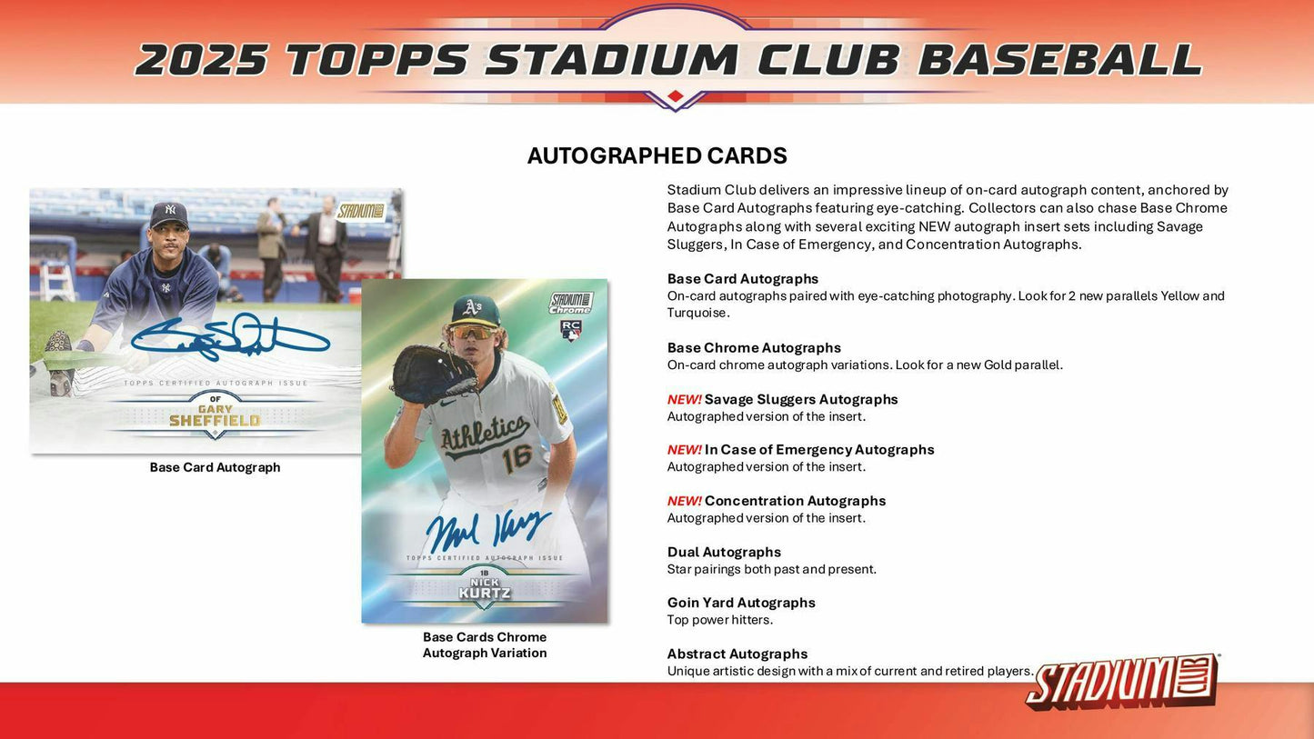 2025 Topps Stadium Club Baseball Mega Box - gallery image 5