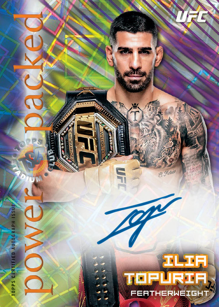 2025 Topps Stadium Club UFC Hobby box