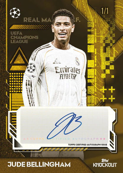 Topps UEFA Club Competitions Knockout 2025/26 Hobby Box