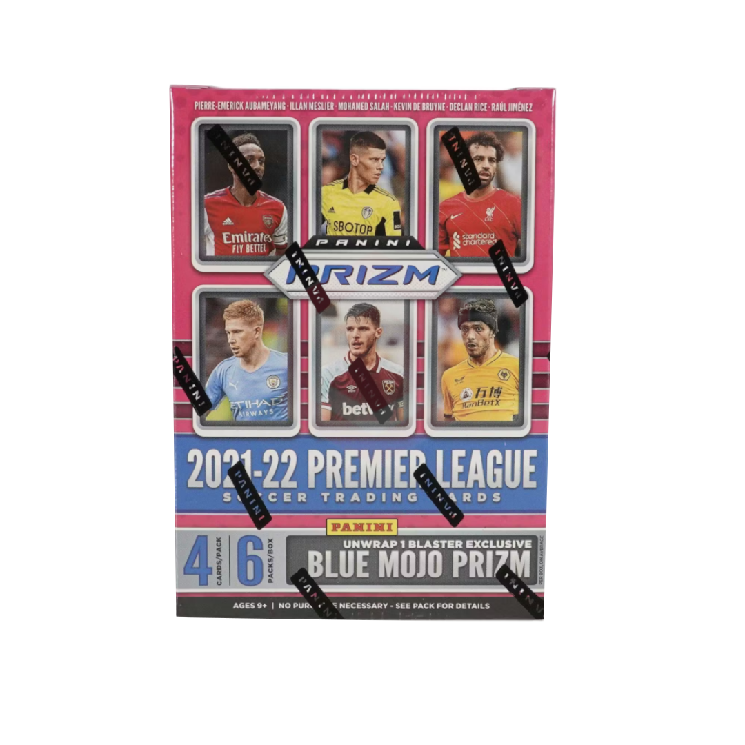 2021/22 Panini Prizm Premier League EPL Soccer 6-Pack Blaster Box Fanatics