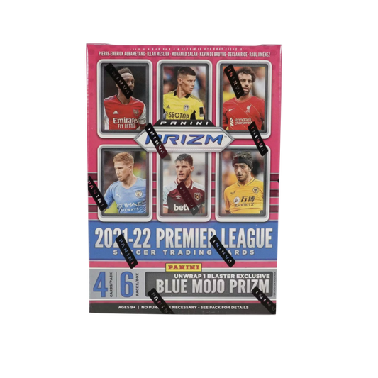 2021/22 Panini Prizm Premier League EPL Soccer 6-Pack Blaster Box Fanatics