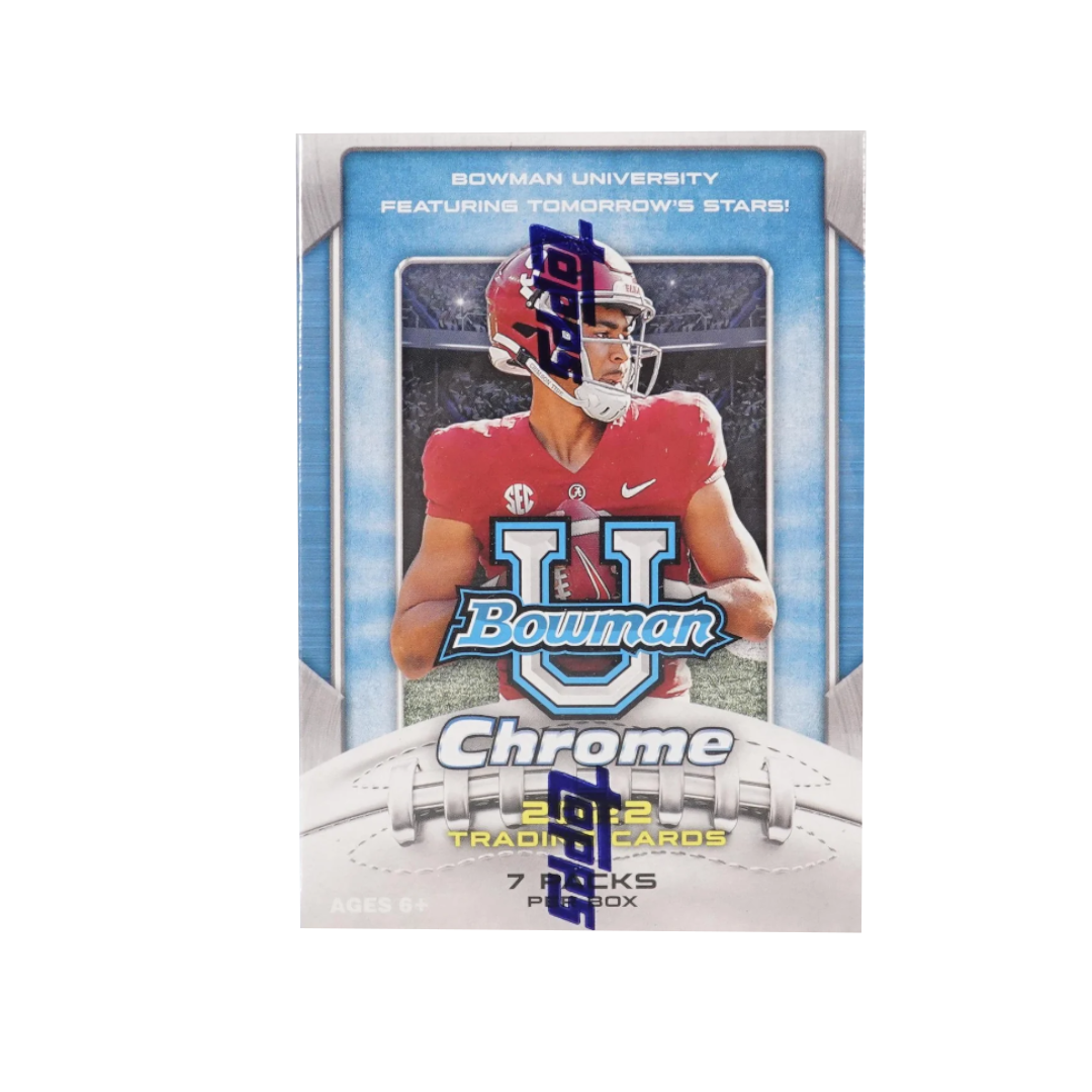 2022 Bowman Chrome University Football Blaster Box