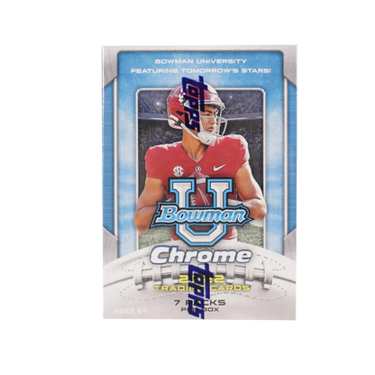 2022 Bowman Chrome University Football Blaster Box