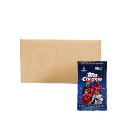 2018/19 Topps Chrome UEFA Champions League Soccer Hobby Case