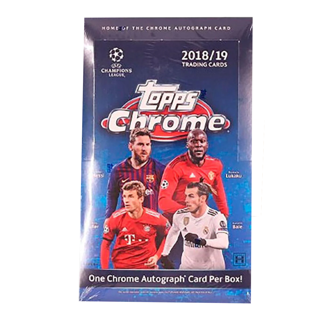 Topps Chrome UEFA Champions League Soccer 2018/19 Hobby Box