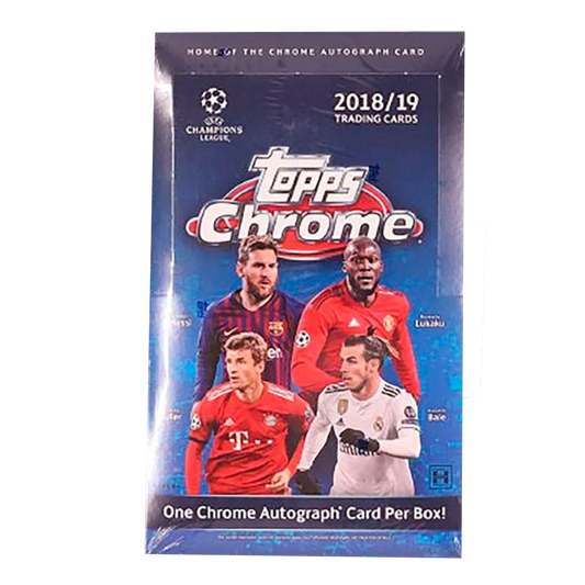 Topps Chrome UEFA Champions League Soccer 2018/19 Hobby Box