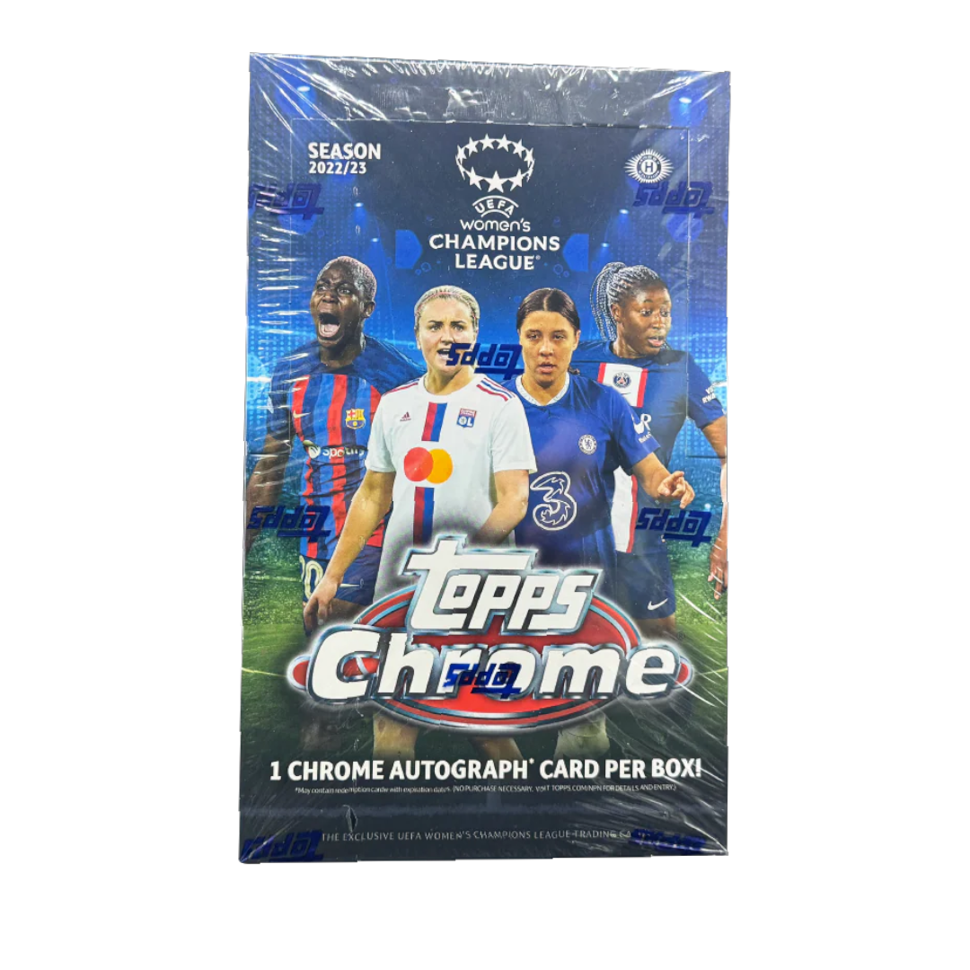 Topps Chrome UEFA Women's Champions League Soccer 2022/23 Hobby Box