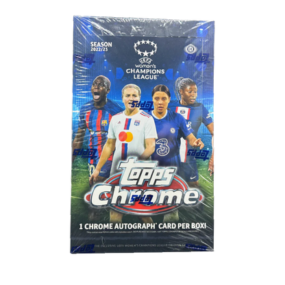 Topps Chrome UEFA Women's Champions League Soccer 2022/23 Hobby Box