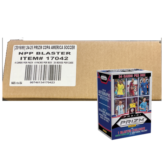 Panini Prizm Copa America 2024 Soccer Blaster 20x Box Case