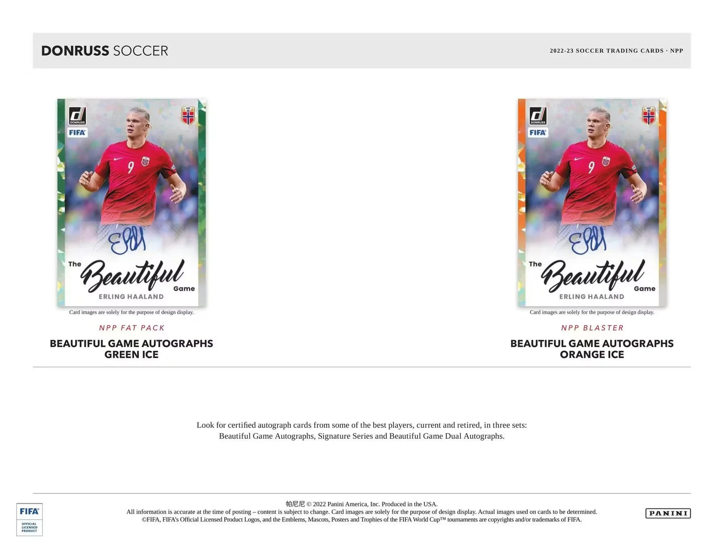 Panini Donruss Soccer 2022/23 Blaster Box
