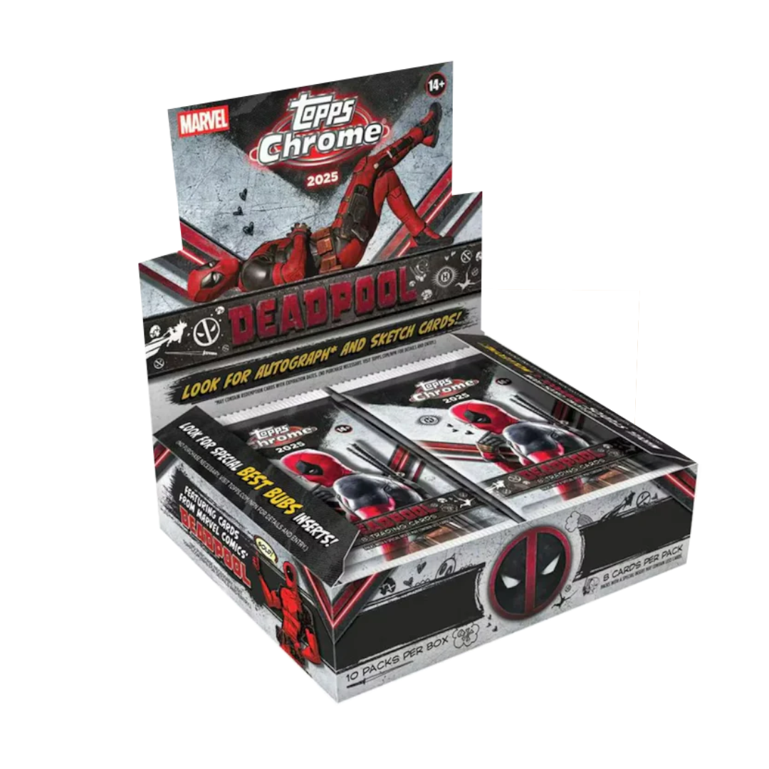 Topps Marvel Chrome Deadpool 2025 Hobby Box