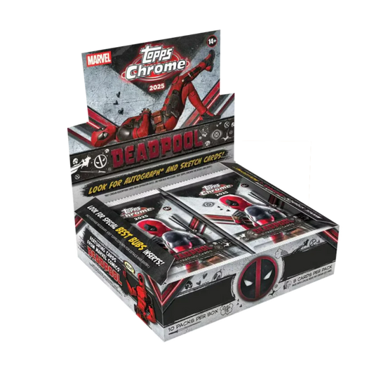 Topps Marvel Chrome Deadpool 2025 Hobby Box