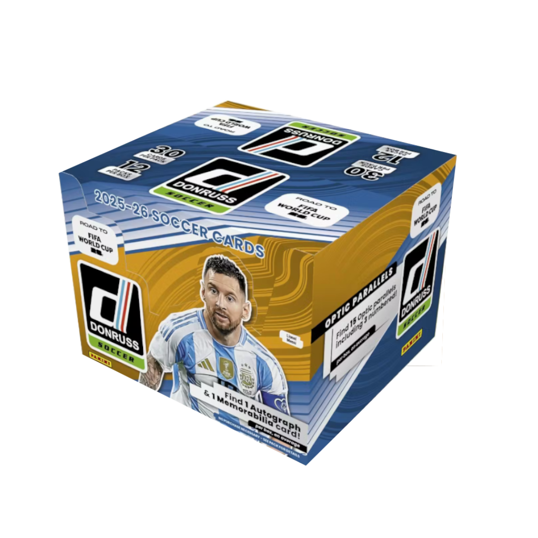 2025/26 Panini Donruss Road to FIFA World Cup Soccer Hobby Box - Pre Order