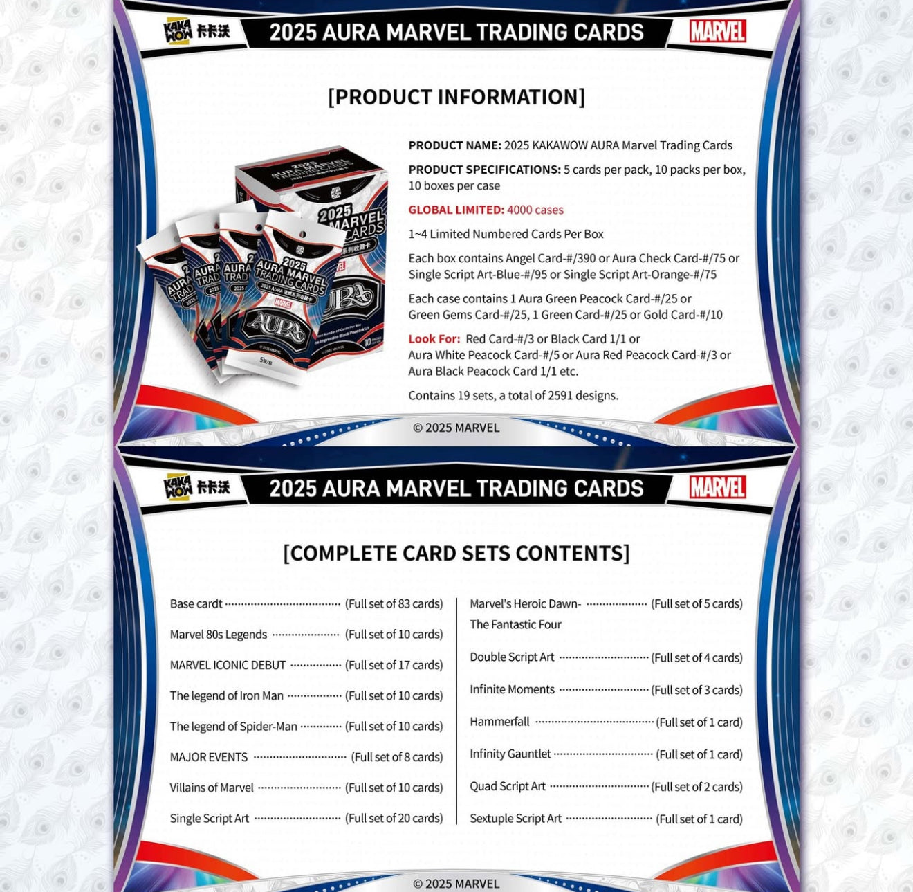 2025 Marvel Aura Binder Pre-Order