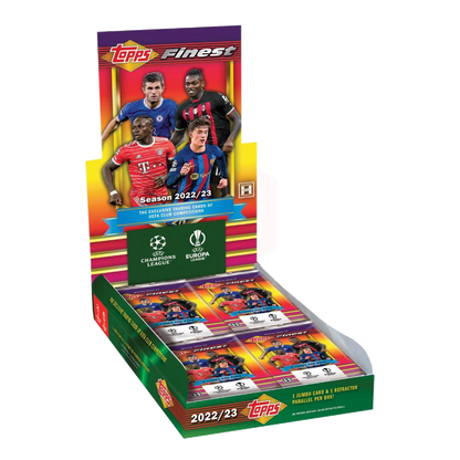Topps Finest 2022/23 UEFA Club Competitions Hobby 6x Box Case