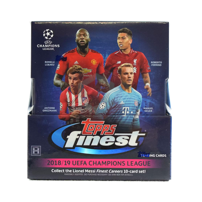 2018/19 Topps Finest UEFA Champions League Soccer Hobby Box