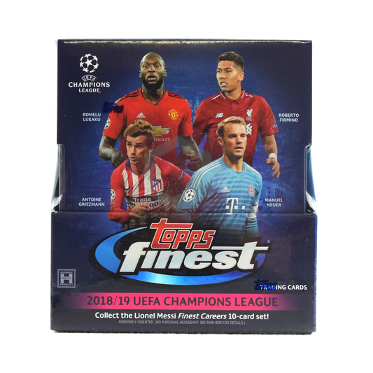 2018/19 Topps Finest UEFA Champions League Soccer Hobby Box
