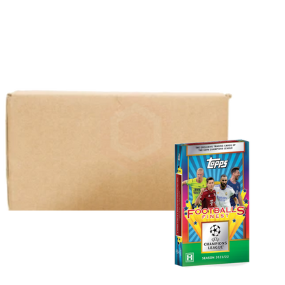 Topps Finest 2021/22 UEFA Club Competitions Hobby 6x Box Case