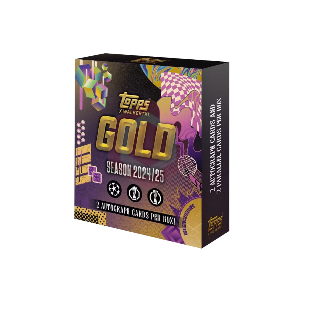 2024/25 Topps Gold UEFA Club Competitions Soccer Hobby Box